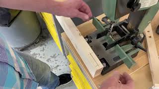 Using a mortiser