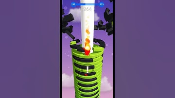 stack Ball 3D gameplay 💪 level 232😀😃😄😁😆#shorts #shortsfeed