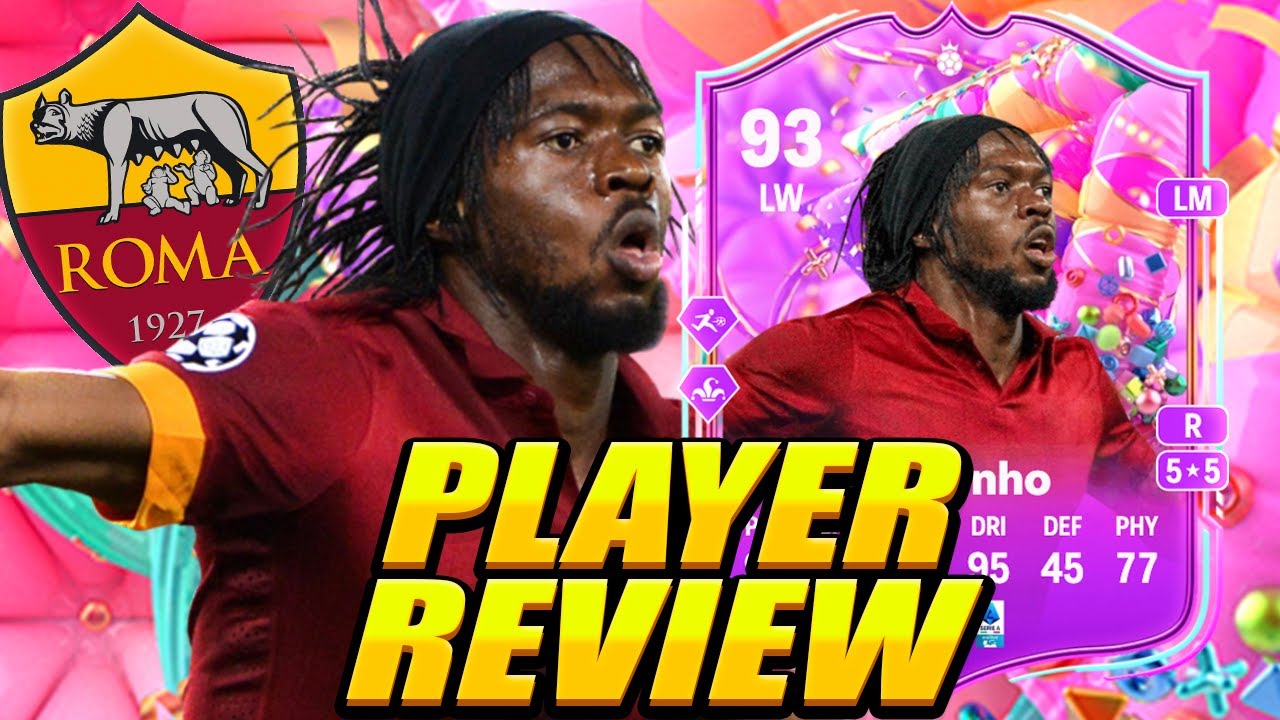 AS ROMA TRIO! 🤩 93 FUT BIRTHDAY GERVINHO PLAYER REVIEW! FUT BIRTHDAY GERVINHO REVIEW! 93 GERVINHO!