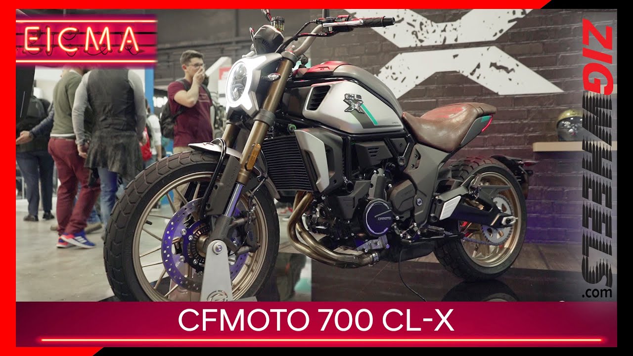 Cfmoto 700 Cl X Swanky Scrambler Eicma 19 Youtube