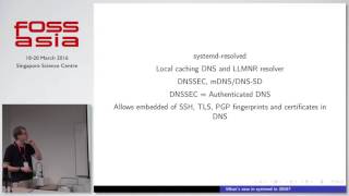 What's new in systemd in 2016? - FOSSASIA 2016
