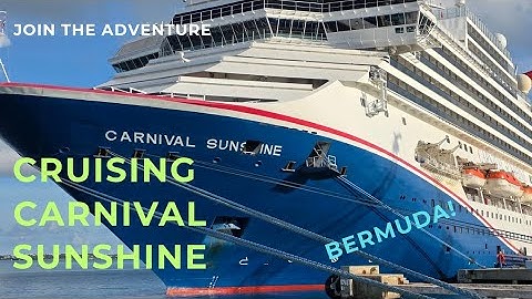 Cruising Carnival Sunshine out of Norfolk Virginia