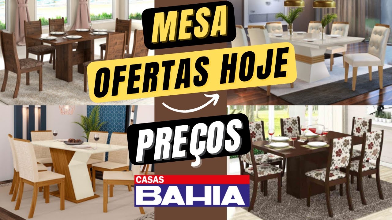 Conjunto Sala de Jantar Mesa e 6 Cadeiras Kate Espresso Móveis