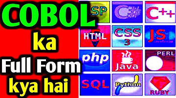 what is COBOL | full form of COBOL | COBOL kya hai | COBOL | Meaning of COBOL |  COBOL stands for