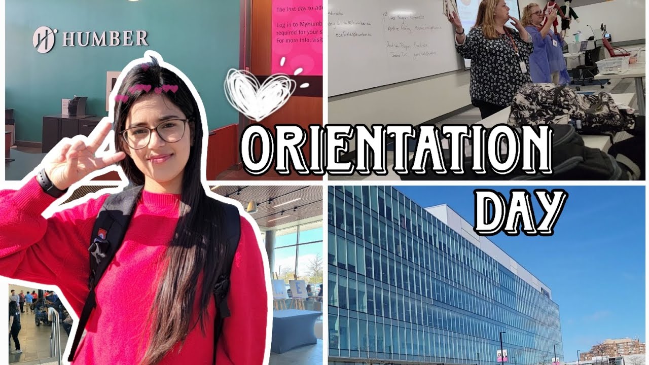 orientation day at humber || canada vlog 🇨🇦 || happy day 😊 ❣️❣️