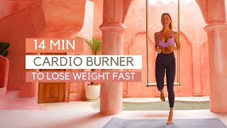 DO THIS 14 MIN CARDIO BURNER FOR A FULL BODY SWEAT | LOSE WEIGHT FAST