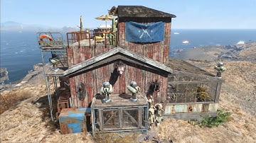 Fallout 4 - SPECTACLE ISLAND - Player Home build tour - NO MODS