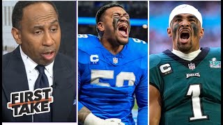 Celebrity FIRST TAKE | Stephen A. reacts to Marcus: Lions are the biggest threat to the Eagles in the NFC Wealth