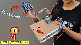 Best Project 2022 | Password Lock for Door | Harish Projects