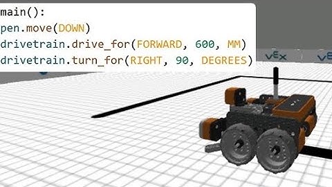Bài 1. Cơ bản về VEX VR & Python