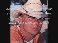 Kenny Chesney - when i close my eyes (lyrics)