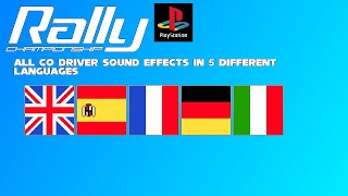 PS1 Mobil 1 Rally Championship - Co Driver Sounds - 5 Different Languages