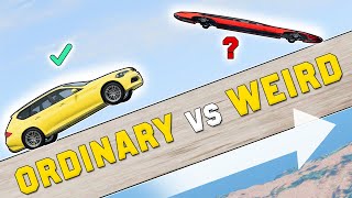 Ordinary Cars VS Weird Cars Fight - BeamNG Drive