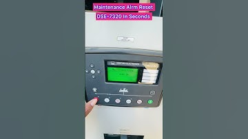 HOW TO RESET MAINTENANCE ALARM IN SECOND DSE-7320#deepsea #kirloskaroilengine #2025 #middleeast