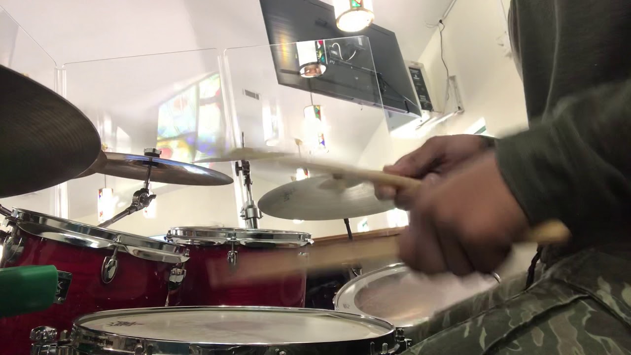 Playing drums at church YouTube