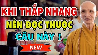 Khi Thắp Nhang AI CŨNG NÊN ĐỌC CÂU NÀY (Cả Năm Làm Ăn Suôn Sẻ)  HT.  Thích Giác Hạnh ( Rất Đúng)