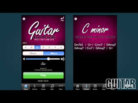 Guitar Jam Tracks app by Ninebuzz