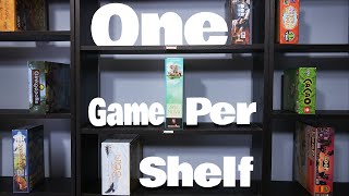 We can only choose 1 game per shelf...