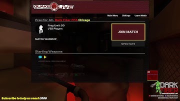 Quake Live FFA @ Dark Fiber