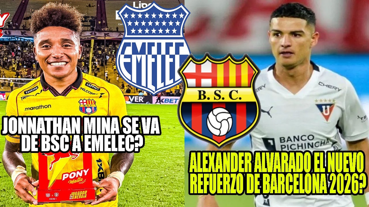 Alexander Alvarado y el giro inesperado de Barcelona SC 2026