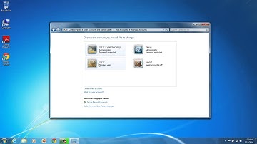Password Protect a User Account in Windows 7