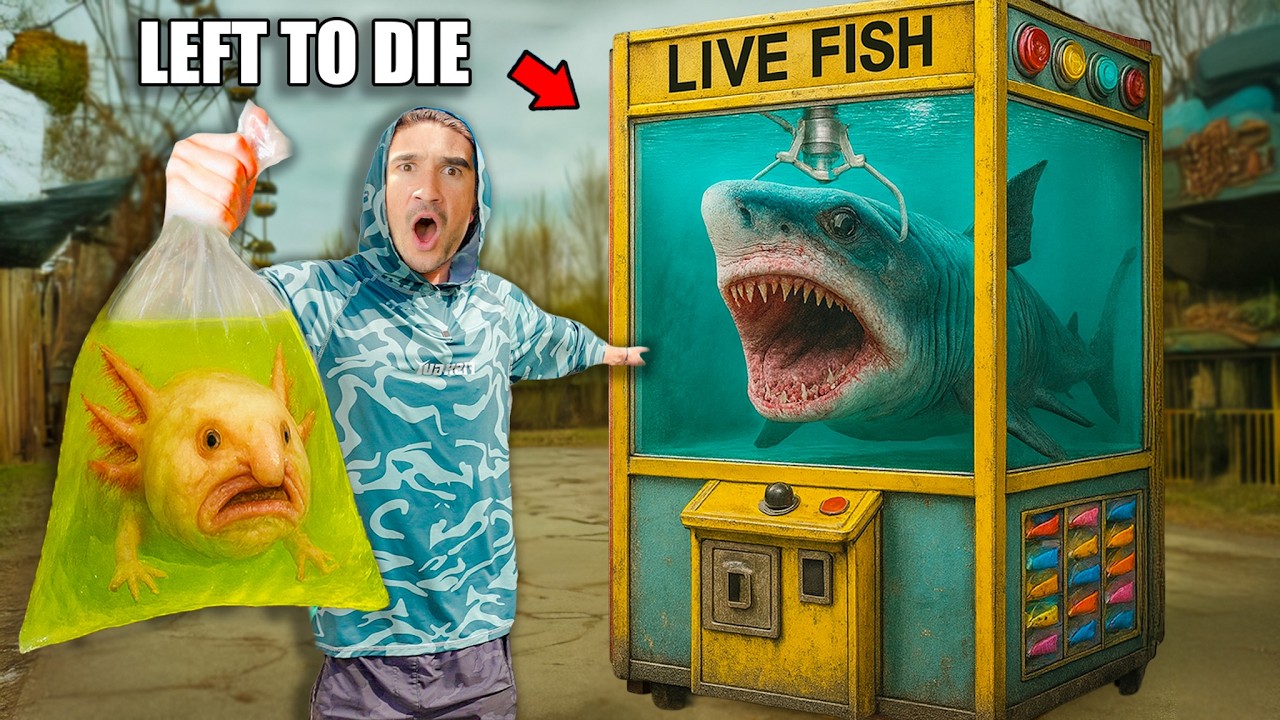 I Bought Deadly Fish From a Live Fish Claw Machine...