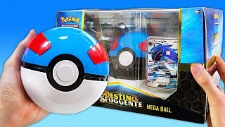 APRO LA BIG MEGA BALL SURPRISE SHINY! *GIGANTE* - Pokemon TCG Collezione Zoroark-GX Cromatico!