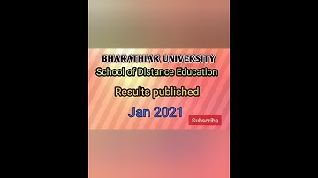 SDE Jan 2021 Results released