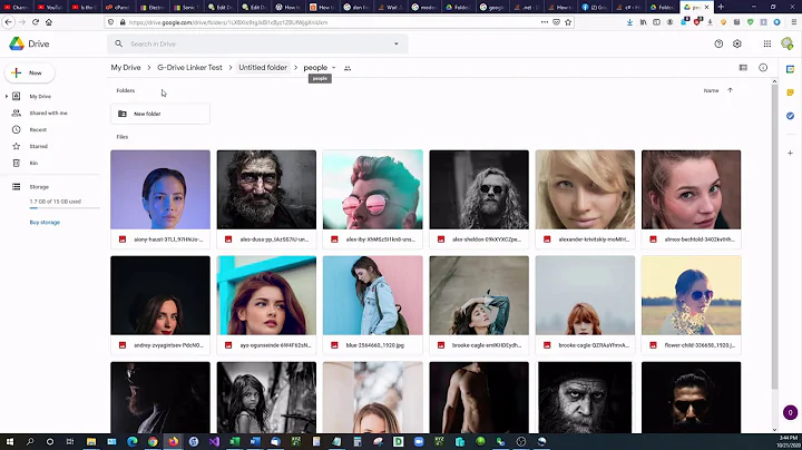 Create links for Google Drive Folders and Download Drive using G-Drive Linker - Files, Docs, Folders