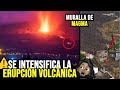 El mundo está en suspenso, se formó una muralla de magma, ocultan información