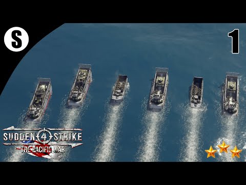 Прохождение Sudden Strike 4 - The Pacific War [США] ( Битва за Гуадалканал ) #1