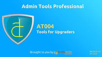 AT004 Admin Tools Professional - Tools for Upgraders