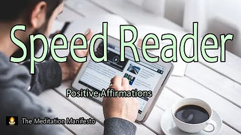 Speed Reader | Subliminal Affirmations | Anxiety Relief | Isochronic Tones | Improve Reading
