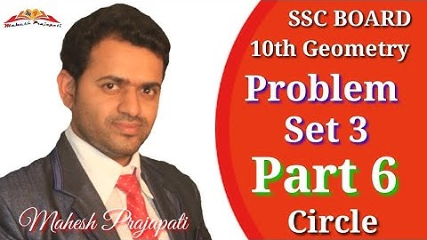 10th Geometry Problem Set 3 Part 6 | Circle | Mahesh Prajapati