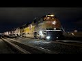 Union Pacific (MRVSP) Mix Freight Train With UP 1995 C&NW Leading at Sparks Nevada Train Yard