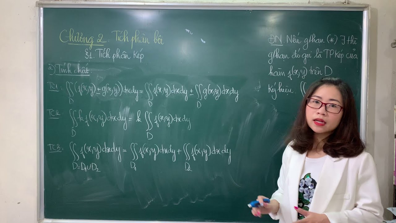 Giải tích 2 - Chương 2 - Bài 1: Tích phân kép P1
