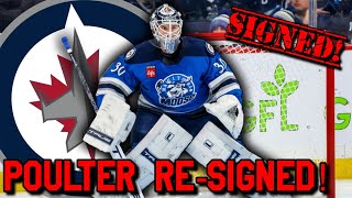 Winnipeg Jets Re-Sign Isaac Poulter to 1x855K Contract!! Jets Fan Reaction!!
