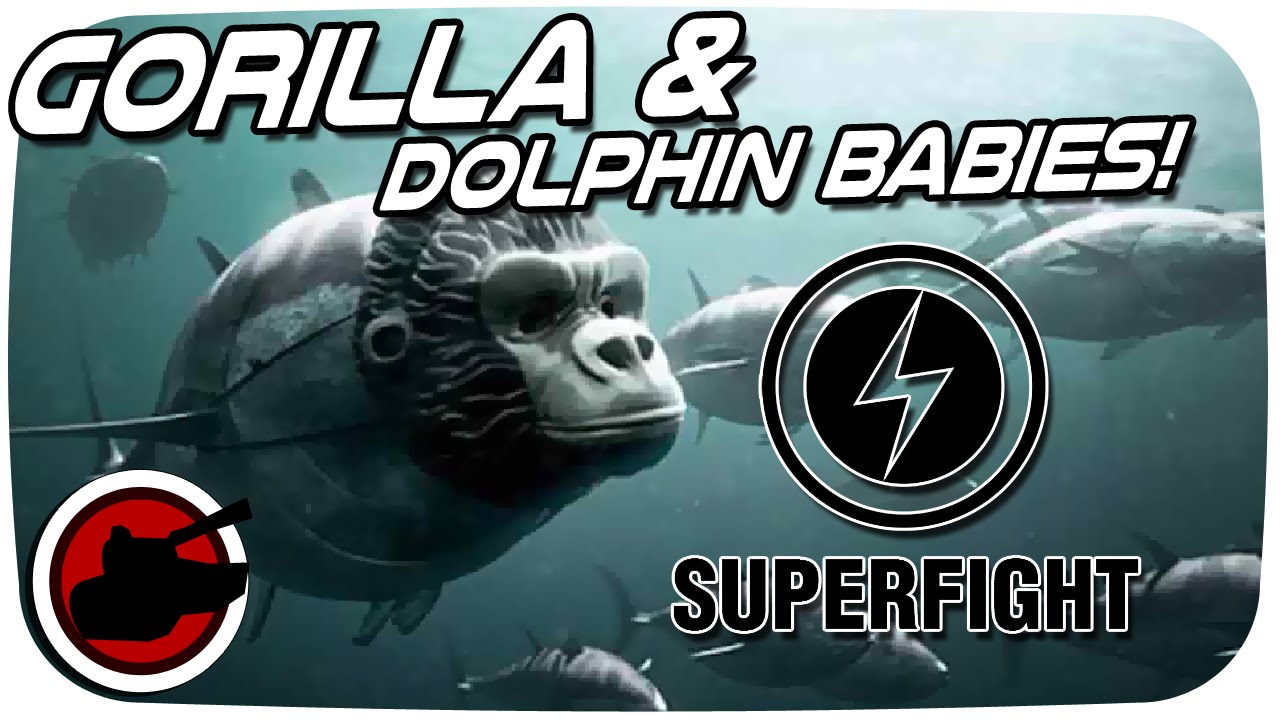 Superfight ✠ GORILLA & DOLPHIN BABIES ✠ Superfight Multiplayer Gameplay