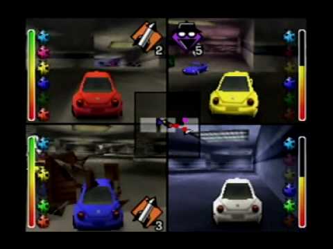 Beetle Adventure Racing N64 - 4-Player Multiplayer Battle