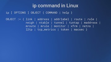 ip command in Linux with examples