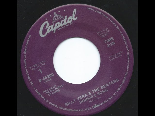 Billy Vera & The Beaters - Ronnie's Song