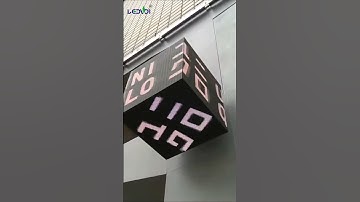 cube led screen used for indoor outdoor #ledvdi #ledscreenfactory #advertising #custom