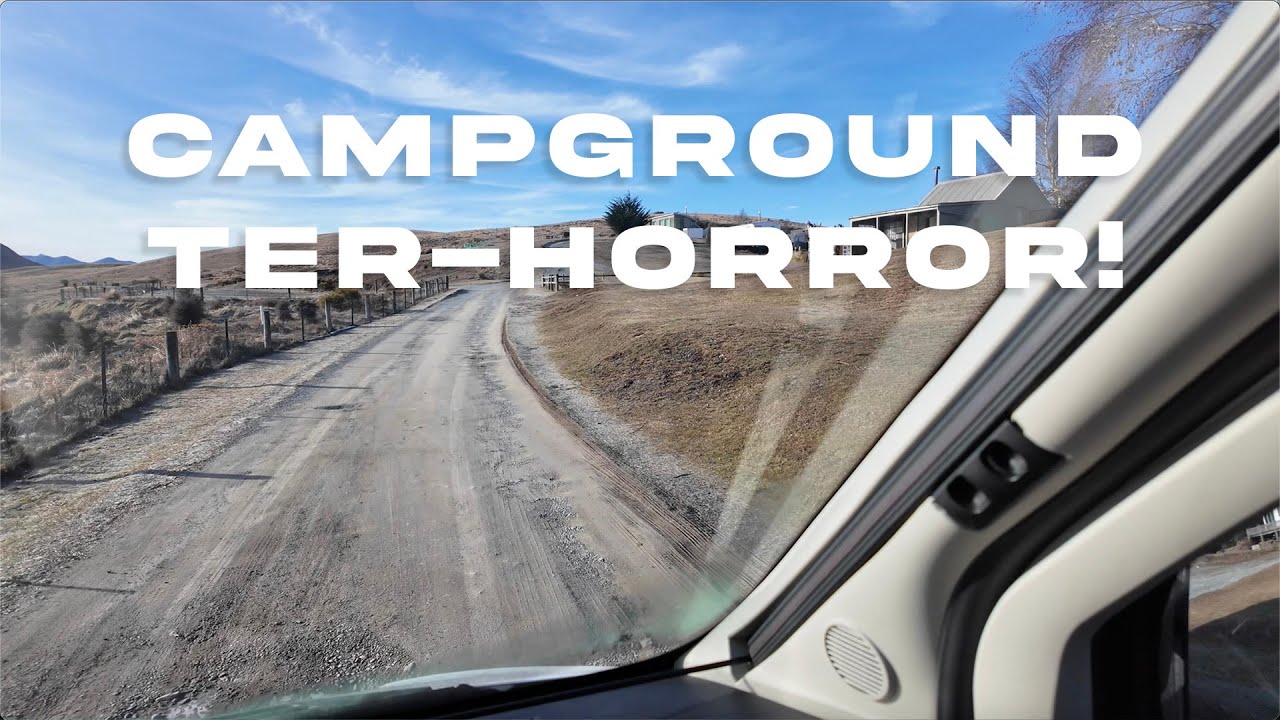 Campervan New Zealand 2025: Campground Ter-Horror! (Staying at an Abandoned Village)