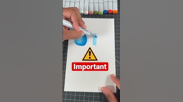 Best Way To Blend Copic Markers! 😍 #art #drawing #shorts