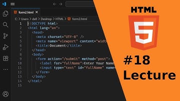 HTML5 in Pashto #18 Lecture