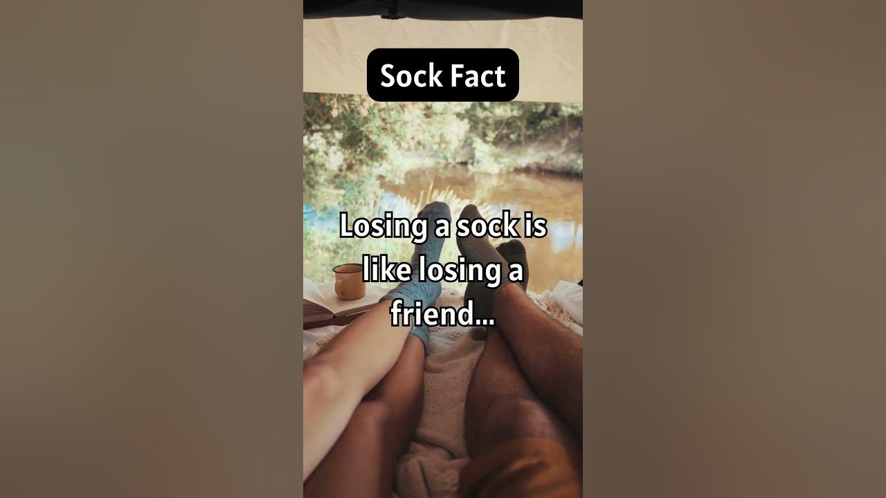 Sock Fact Losing a sock is like losing a friend... Monty Fact 