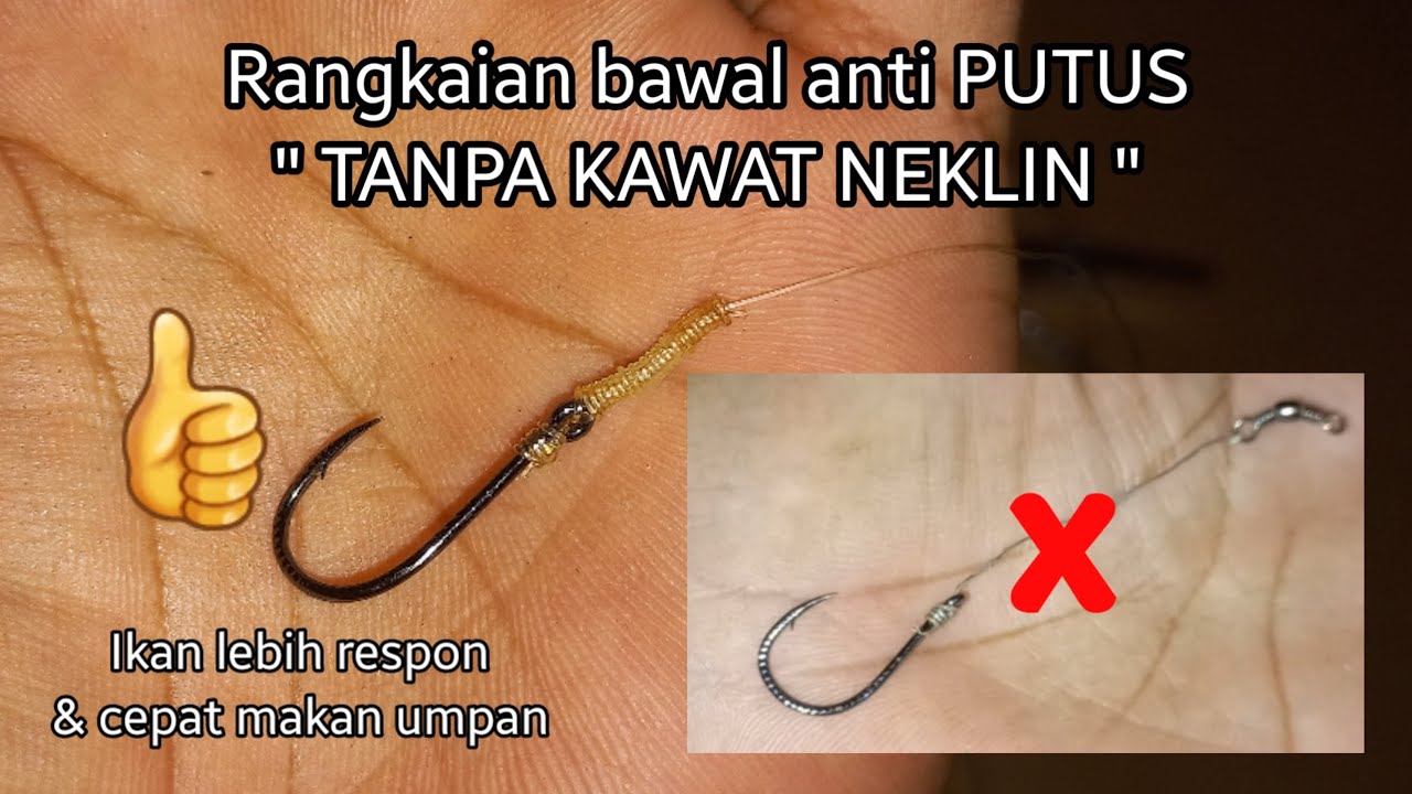 cara membuat rangkaian bawal anti putus