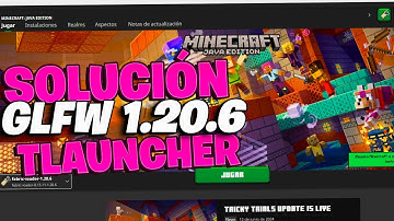 ✅ MINECRAFT JAVA 1.21 , 1.20.6 GLFW ERROR 65542 OpenGL NUEVA SOLUCIÓN 2024 TLAUNCHER EXPLICADO