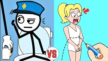 Thief Puzzle Vs Draw Puzzle – The Most Addictive ASMR Brain Teaser! 🤯 Can You Solve It?