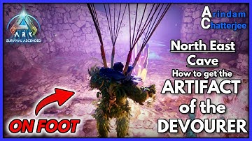ARK Ascended Island - ARTIFACT OF THE DEVOURER in 2 MINS ON Foot / No Dinos (Easy Way) - S3E39